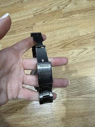 ilan saat: İşlənmiş, Qol saatı, Fossil, rəng - Qara — 3