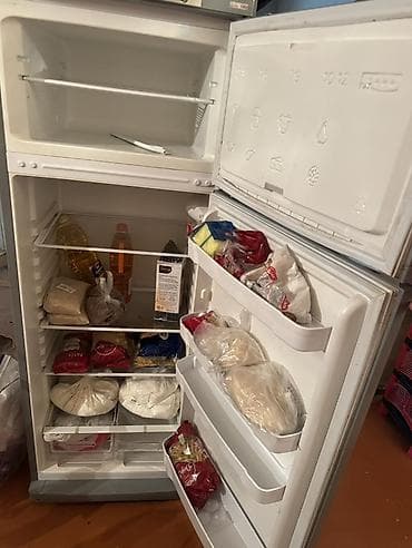 Duxovkalar: İşlənmiş 2 qapılı Indesit Soyuducu Satılır, rəng - Boz — 3