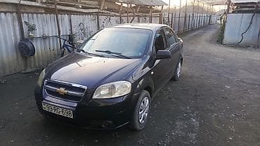 Chevrolet Aveo sedan - Korpus: 4 qapılı sedan, qara rəng - Ban