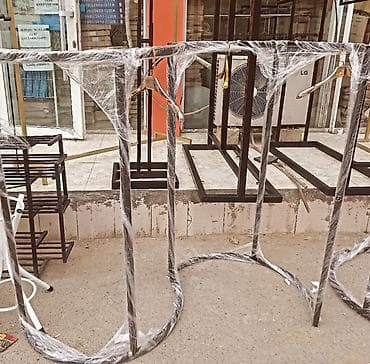 stranger things stend: Dəyirmi metal geyim asılqan stendi - Material: qalın divarlı metal — 2