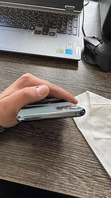 iphone 7 batarya: IPhone 11 Pro Max, 256 GB, Matte Midnight Green, Qırıq — 5