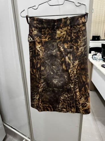 Alt paltarı: Qadın ətəyi – animal print - Dizayn: qarışıq leopard və ilan dərisi — 1