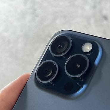 IPhone 15 Pro, 256 GB, Blue Titanium, Simsiz şarj, Face ID — 3