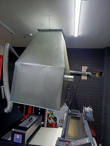 Sənaye tipli havalandırma/egzoz başlığı - Material: sinklənmiş metal