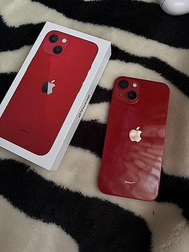 iphone kreditle: IPhone 13, Qırmızı, Face ID — 1