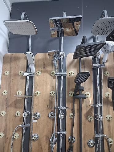 duş kabinələri: Duş sistemi – yağış duşu və əl duşu komplekti - Üst yağış duşu: iri — 1