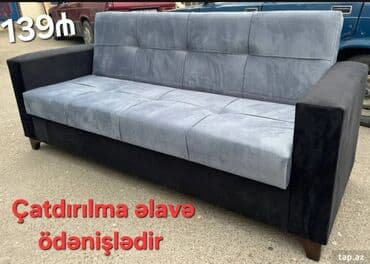 2ci əl divan kreslo: Divan, Yeni, Açılan, Bazalı, Parça, Ödənişli çatdırılma — 17