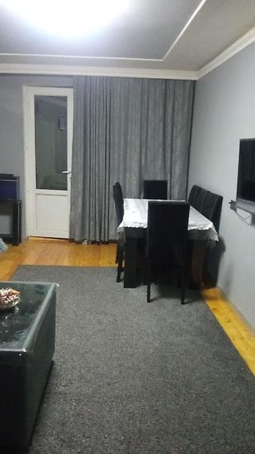 kiraye evler baki: 3 otaqlı mənzil – tam mebellə və məişət texnikası ilə - Geniş zal — 1