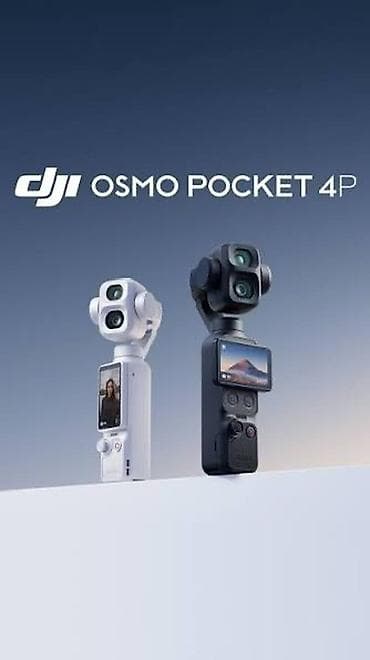 osmo mobile 6: DJI Osmo Pocket 4P – cib ölçülü, 3 oxlu stabilizatorlu ağıllı kamera — 1