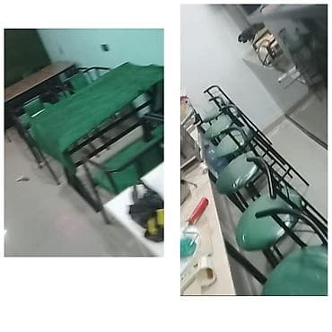 ikinci el stollar: *500azn* Kafe restoranlar üçün 9 ədəd stul,2 ədəd masa ve 6 ədəd bar — 1