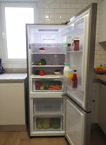 i̇şlənmiş soyducu: İşlənmiş 2 qapılı Samsung Soyuducu Satılır, rəng - Gümüşü — 2