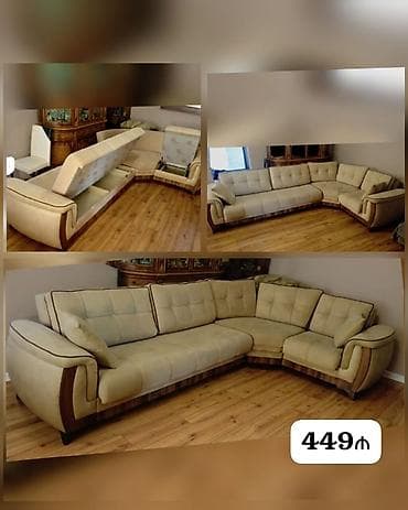 sovde az mebel: *449₼ damla KÜNC divan :-TƏCİLİ SATILIR*‼️ Açılır baza var 2300alınıb — 1
