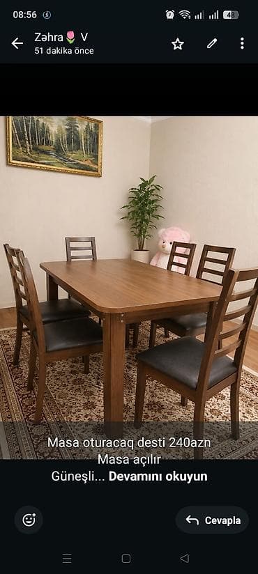 Masa oturacaq desti 240azn
Masa açılır
Güneşli
Zəhra🌷 lalafo.az -da Masa oturacaq desti 240azn
Masa açılır
Güneşli
Zəhra🌷