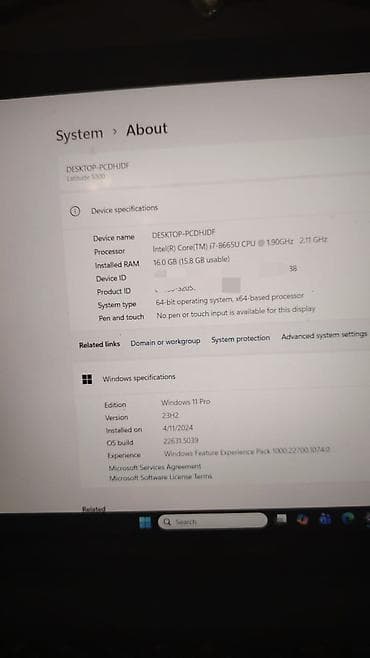 noutbuklar windows10: Dell Latitude 5500 noutbuku - Ekran: 15.6" Full HD (1920x1080) mat — 4