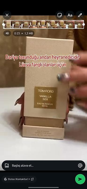 selenium sulfide 2.5 shampoo iran: Salam! Tom Ford Vanilla Sex parfumu satıram, heç açılmayıb, yeni. Əgər — 1