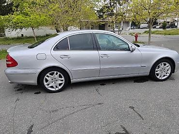 mersedes 190e: Mercedes-Benz E-Class (W211) sedan - Kuzov: 4 qapılı sedan, gümüşü — 10