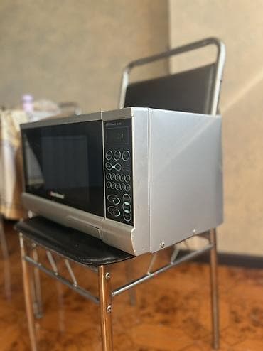 siemens elektrikli soba: Mikrodalğalı soba Ayrıca dayanan, Mikrodalğalar ilə, rəng - Gümüşü — 2