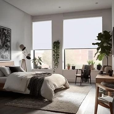 perdeler 2021: Zebra pərdələr – zolaqlı günəşlik sistemi - İkiqat qatlı zolaqlı — 8