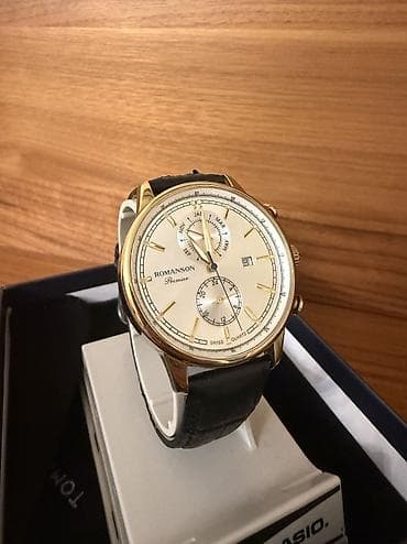 İşlənmiş, Qol saatı, Romanson, rəng - Qızılı