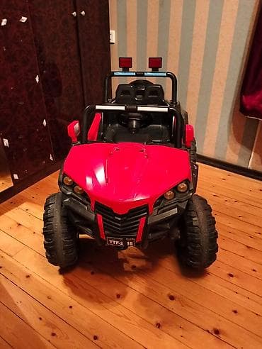Uşaq elektrik maşını – off-road tipli buggy - Rəng: qırmızı-qaraı -