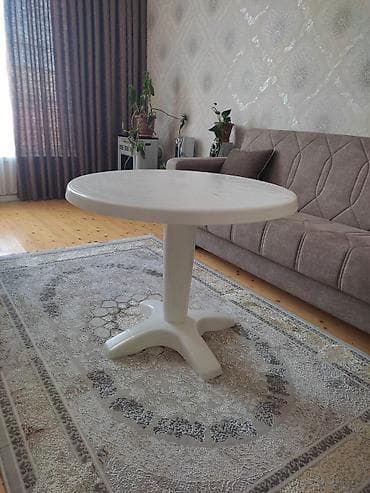 taxta stol stul satisi: Balkon masası, Yeni, Açılmayan, Yumru masa — 2