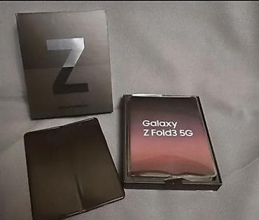 samsung galaxy buds: Samsung Galaxy Z Fold 3, 512 GB, rəng - Qara, Barmaq izi — 5