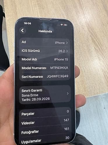flaş: IPhone 15, 128 GB, Ağ, Zəmanət — 4