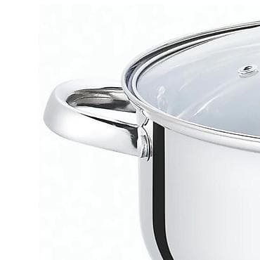 keramika peci: Qazan, rəng - Gümüşü, Paslanmayan polad — 3