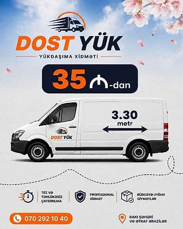 pitminutka daşı: Dost Yük – peşəkar yükdaşıma və usta xidməti Xidmət istiqamətləri: - — 6