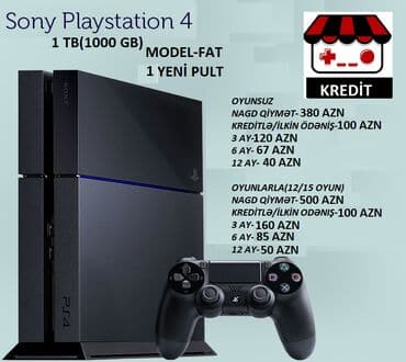playstation 4 arenda: Playstation 4 Nagd ve kredit Cemi 10 deq erzinde onlayn senedlesme — 1