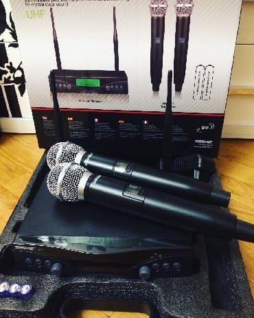 şur mikrafon: Shure DR1 mikrafon 2- mikrafonlu Reqemsal aparat Məsafə tutumu 100 — 6