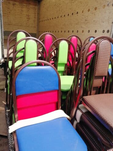 bağça üçün: Yeni, Kvadrat masa, 4 stul, Açılmayan, Stullar ilə, Metal, Azərbaycan — 26