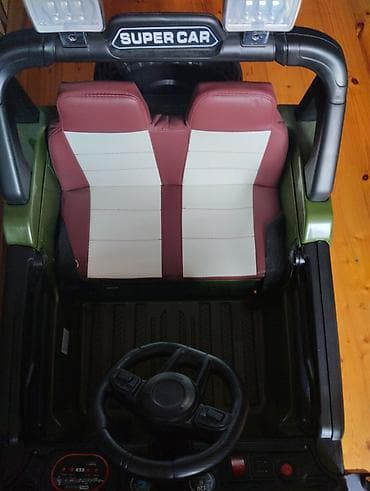 akumulator usaq masinlari: Uşaq elektrik maşını – “Super Car” off-road jeep stili 📎Uzerinde — 2