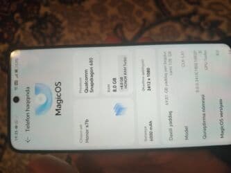 домашний телефон: Honor X7b, 128 GB, rəng - Qara, Zəmanət, Sensor, Barmaq izi — 2