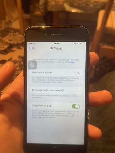 iphone temiri: IPhone 7, 128 GB, Qara, Barmaq izi — 6