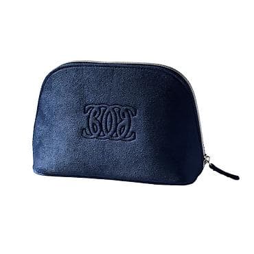 sumqayit canta: Kosmetik çanta - Material: yumşaq, məxməri fakturalı parça, ön — 4