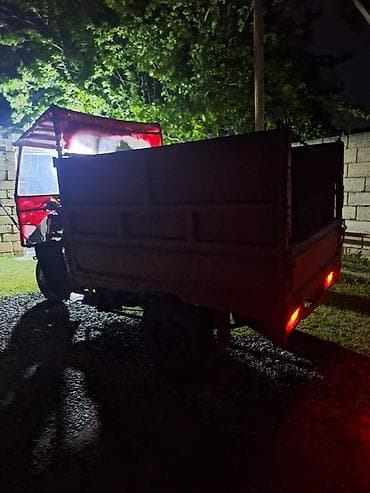 turbo az fort: Yükdaşıma üçün üçtəkərli motosiklet (trisikl) - Korpus: qırmızı — 2