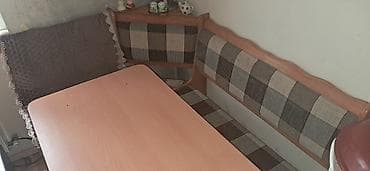 Mətbəx üçün, Açılmayan, Dördbucaq masa, 2 stul