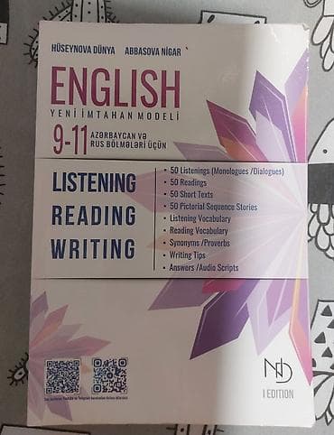Məhsul: “ENGLISH – Yeni İmtahan Modeli (9–11-ci siniflər üçün)” İçi