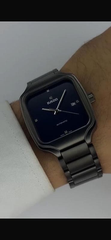 bu zinət: RADO avtomatik kişi qol saatı RƏNGİ GETMİR - Korpus: kvadrat-aşınmış — 1