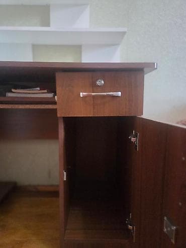 balkon masa: Düz masa, Polkalı, Siyirməli, Sadə laminat — 6