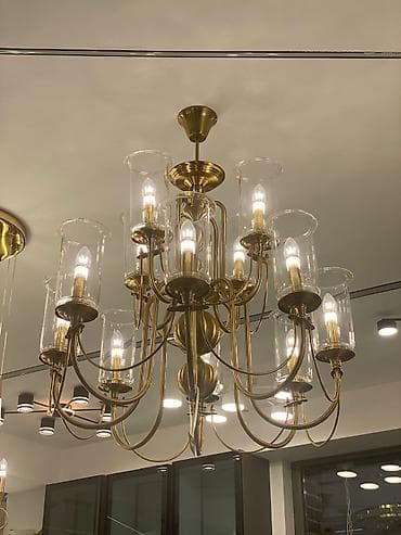 Çilçıraqlar: Çılçıraq, 10 və daha çox lampa, Metal — 5
