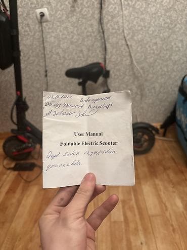 Velosiped ehtiyyat hissələri: Yeni Elektrik samokat 8", 351 - 500 Vt, 26 - 35 km/s, Ünvandan götürmə — 8