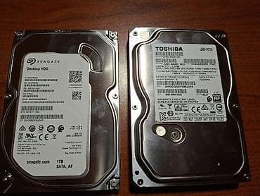 hdd disk: Daxili Sərt disk (HDD) Toshiba, 1 TB, 7200 RPM, 3.5", İşlənmiş — 1