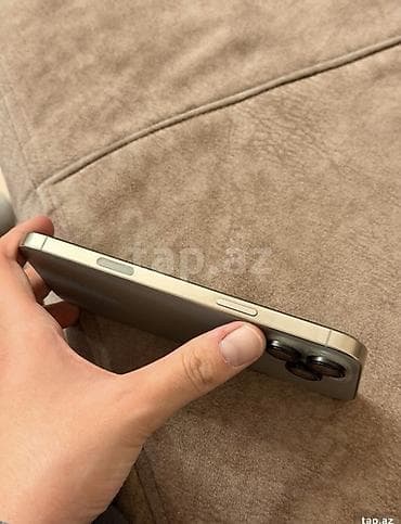 iphone 12 pro dual sim: IPhone 16 Pro Max, 256 GB, Natural Titanium, Zəmanət, Simsiz şarj, Face ID — 3
