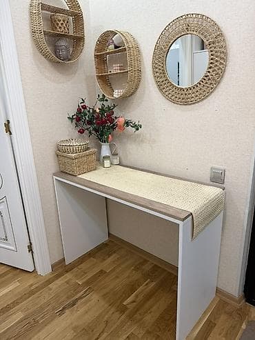 komputer stollari: Kompüter masası, Açılmayan, Həsir, Dördbucaq masa — 1