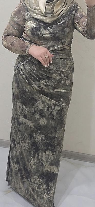 hicab sekilleri: Ziyafət donu, Maksi, Massimo Dutti, XL — 2