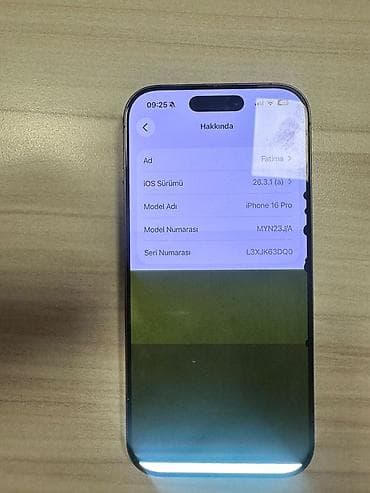 ayfon ekran sekilleri: IPhone 16 Pro, 256 GB, Rose Gold, Qırıq — 4