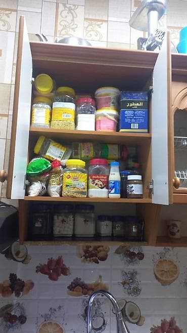 karandaş seti: Mətbəx mebeli dəsti - Material: ağac fakturalı MDF/laminat önlüklər — 4