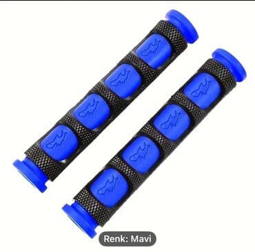 детская обувь на байке: Mavi rəngdə olan bu tutacaqlar, motosiklet və ya velosiped sürməyi — 2